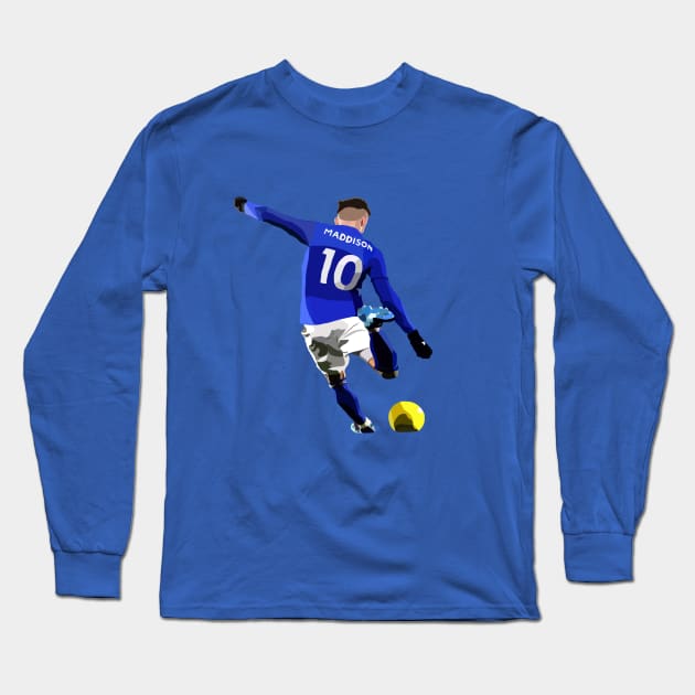 James Maddison Long Sleeve T-Shirt by Webbed Toe Design's